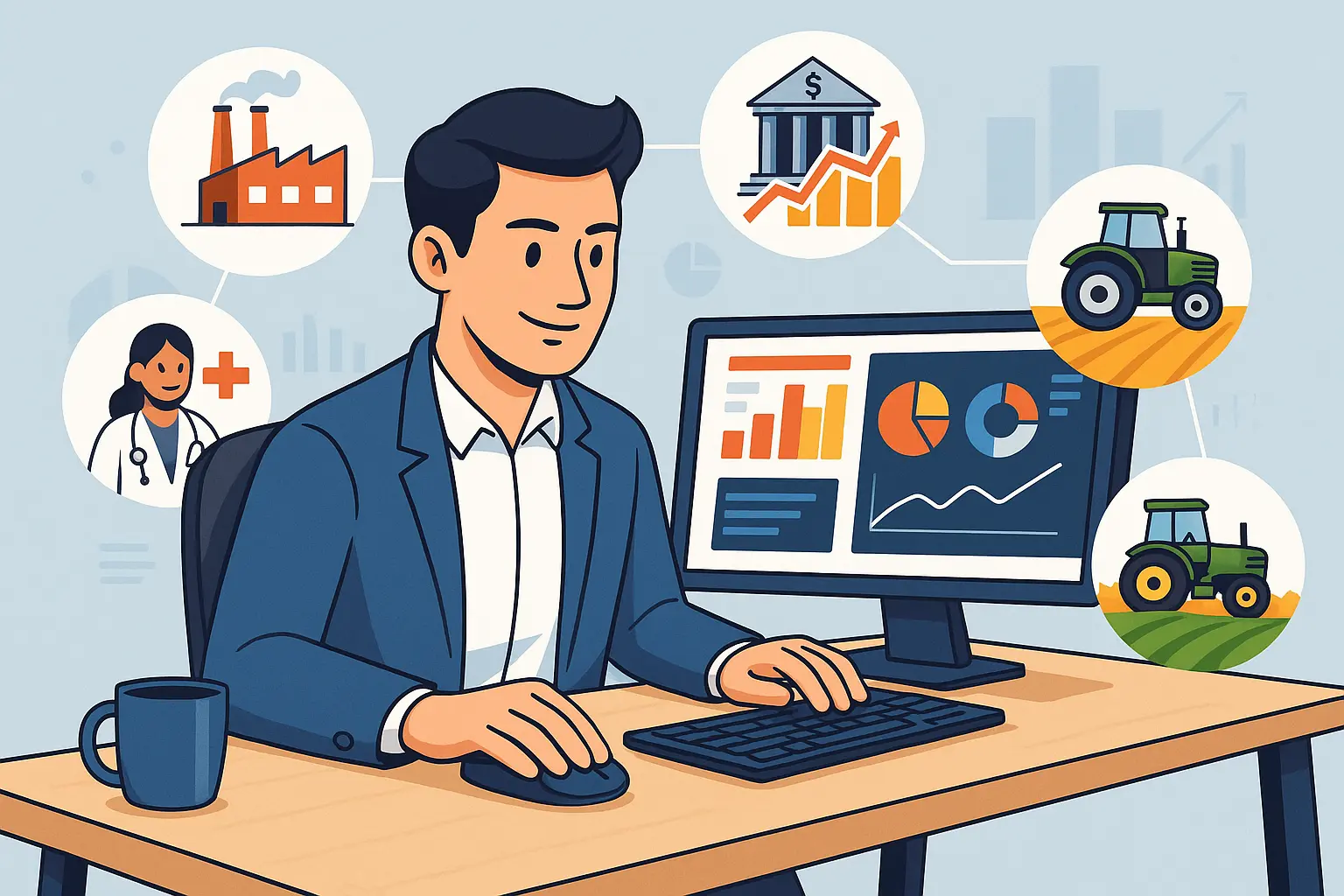 Picture depicts what all industries are hiring for data scientists in 2025.